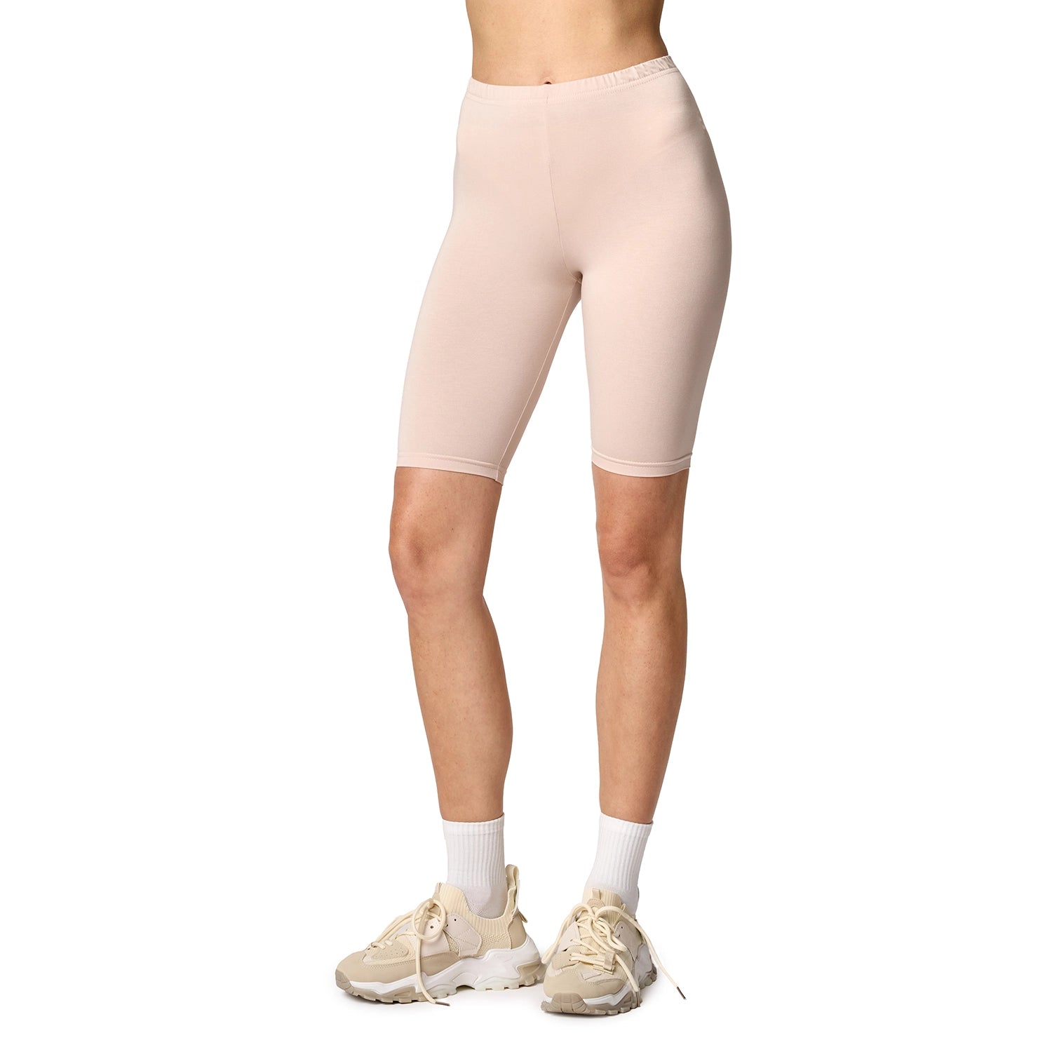 Kurze Leggings aus Viskose MS10-145