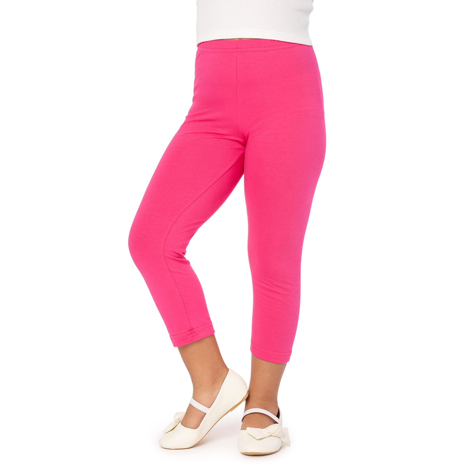 Mädchen Capri Leggings aus Baumwolle MS10-226