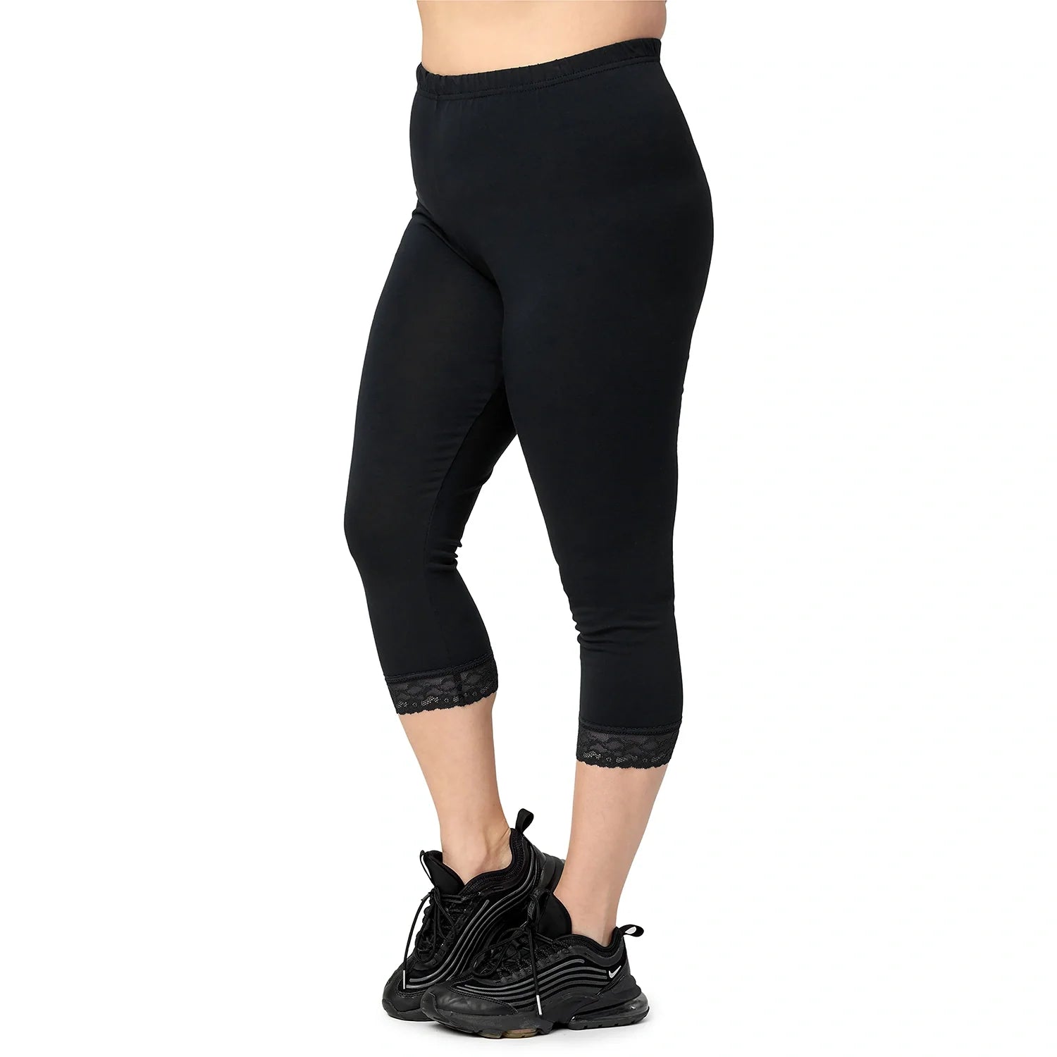 Merry Style Leggings Capri Plus Size 3/4, taglie grandi, da donna Merry Style Leggings Capri Plus Size 3/4, taglie grandi, da donna