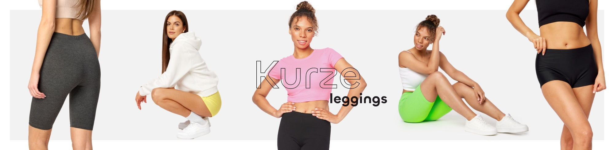 Damen Kurze Leggings