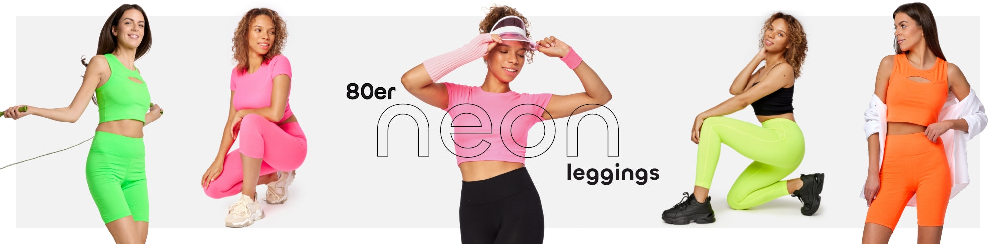 Neon Leggings 80er