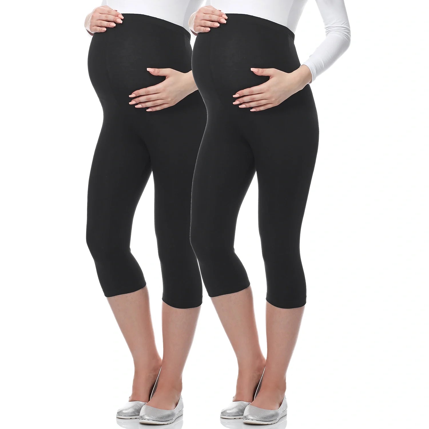 Capri Umstandsleggings BE-03 (2er Pack)