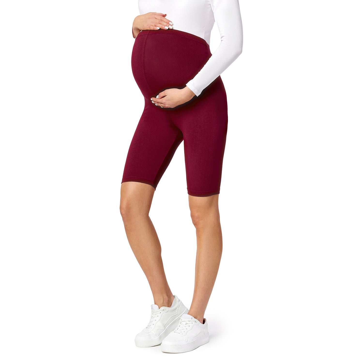 Kurze Umstandsleggings aus Viskose BE-04