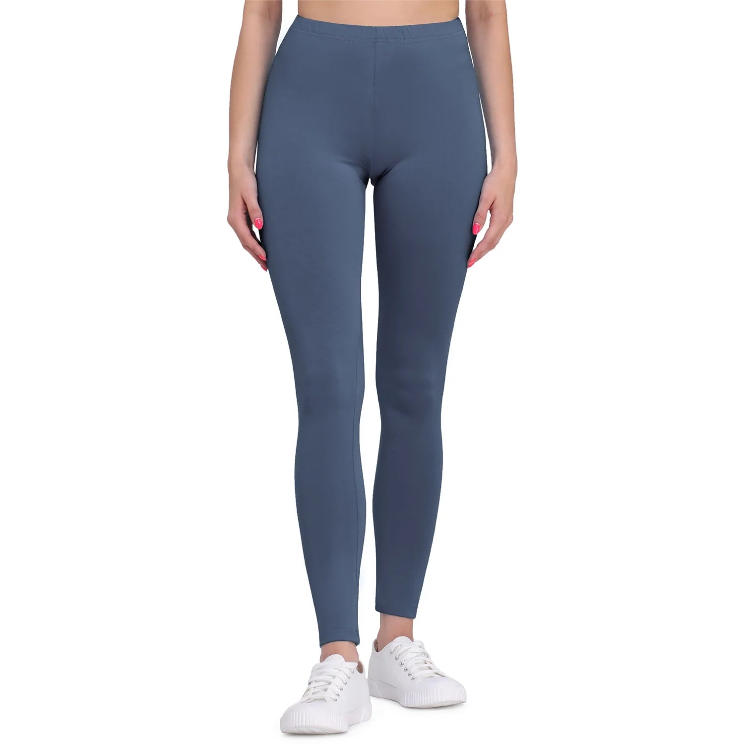 Bellivalini Damen Leggings Aus Baumwolle – Super Bequem, Hoher Bund, Perfekt Für Yoga & Alltag