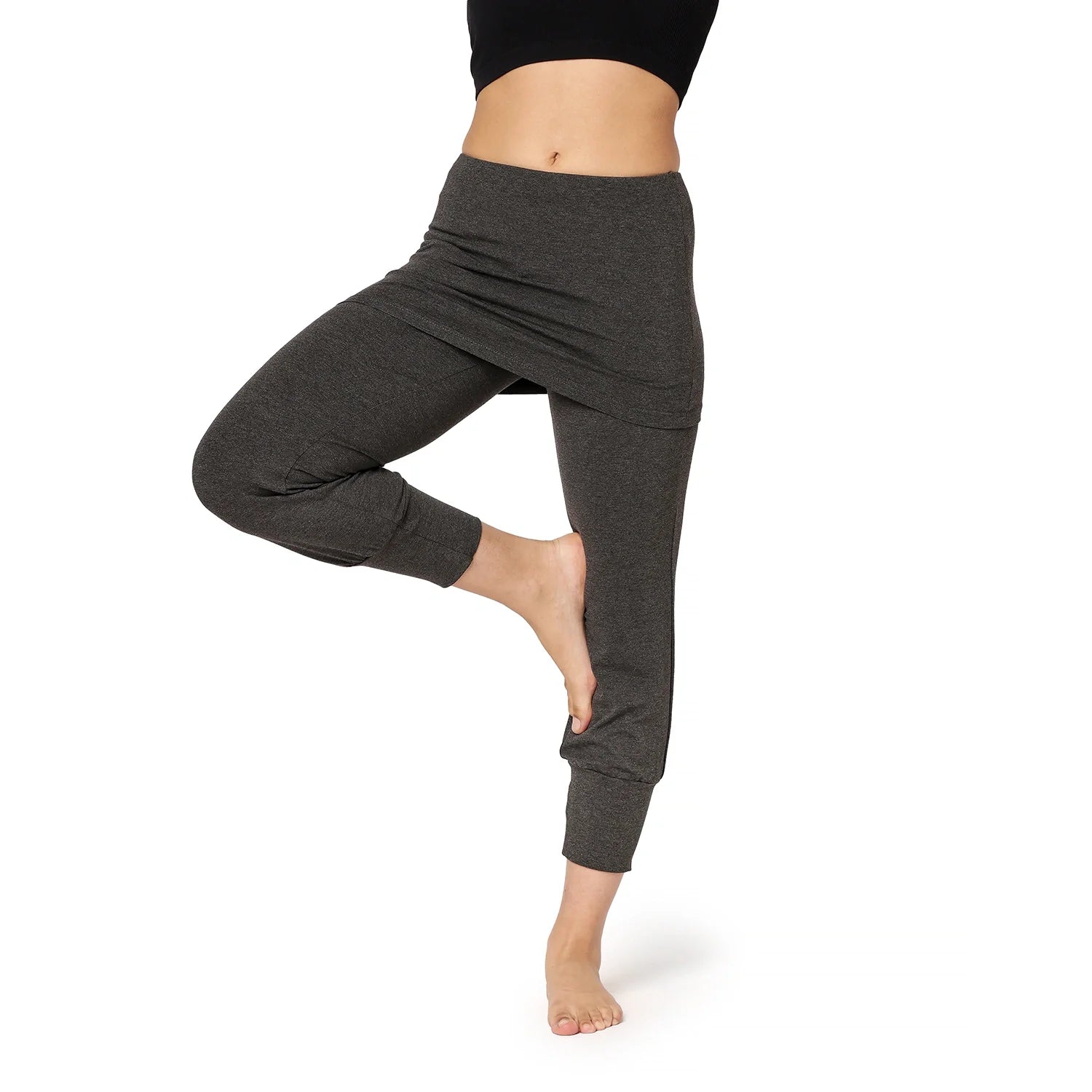 Yoga Hose 3/4 mit Rock BLV50-276