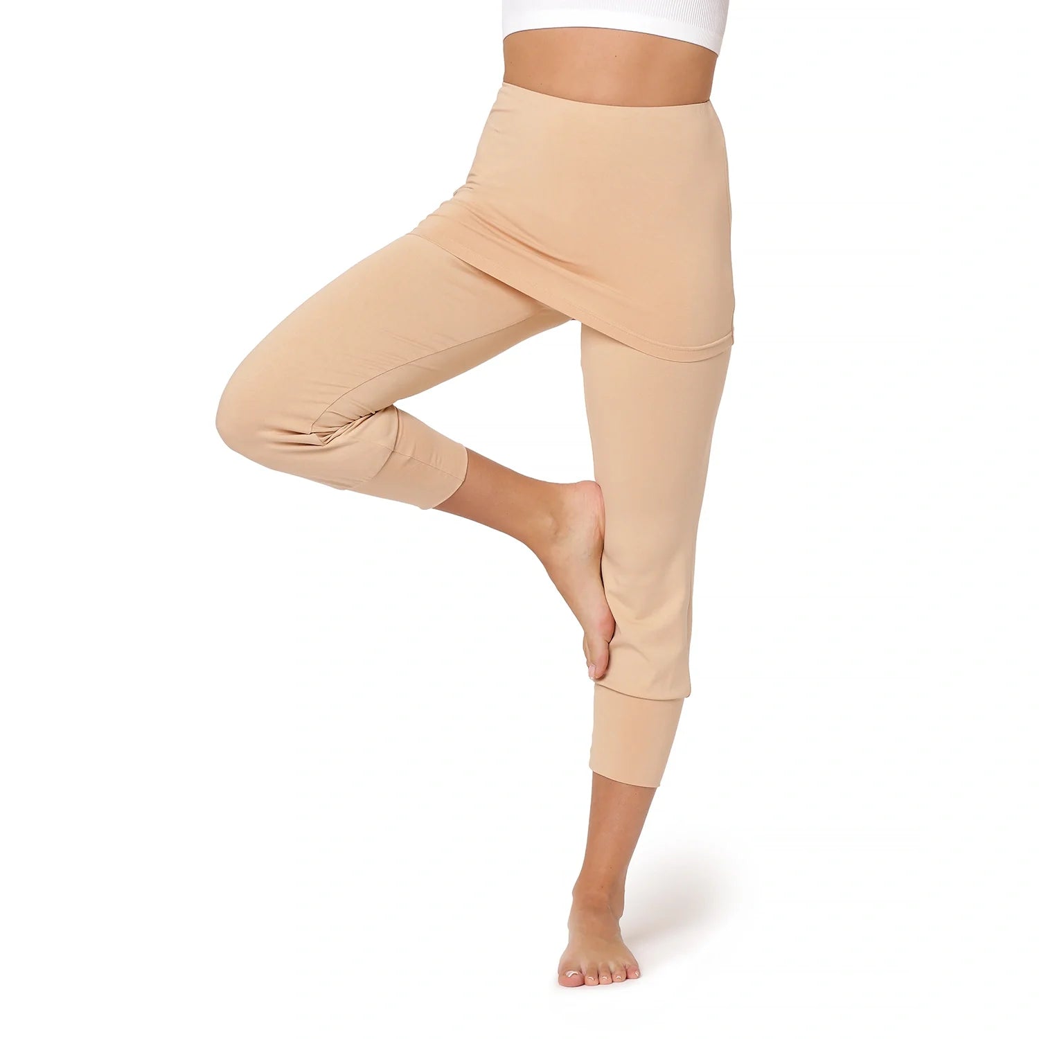 Yoga Hose 3/4 mit Rock BLV50-276