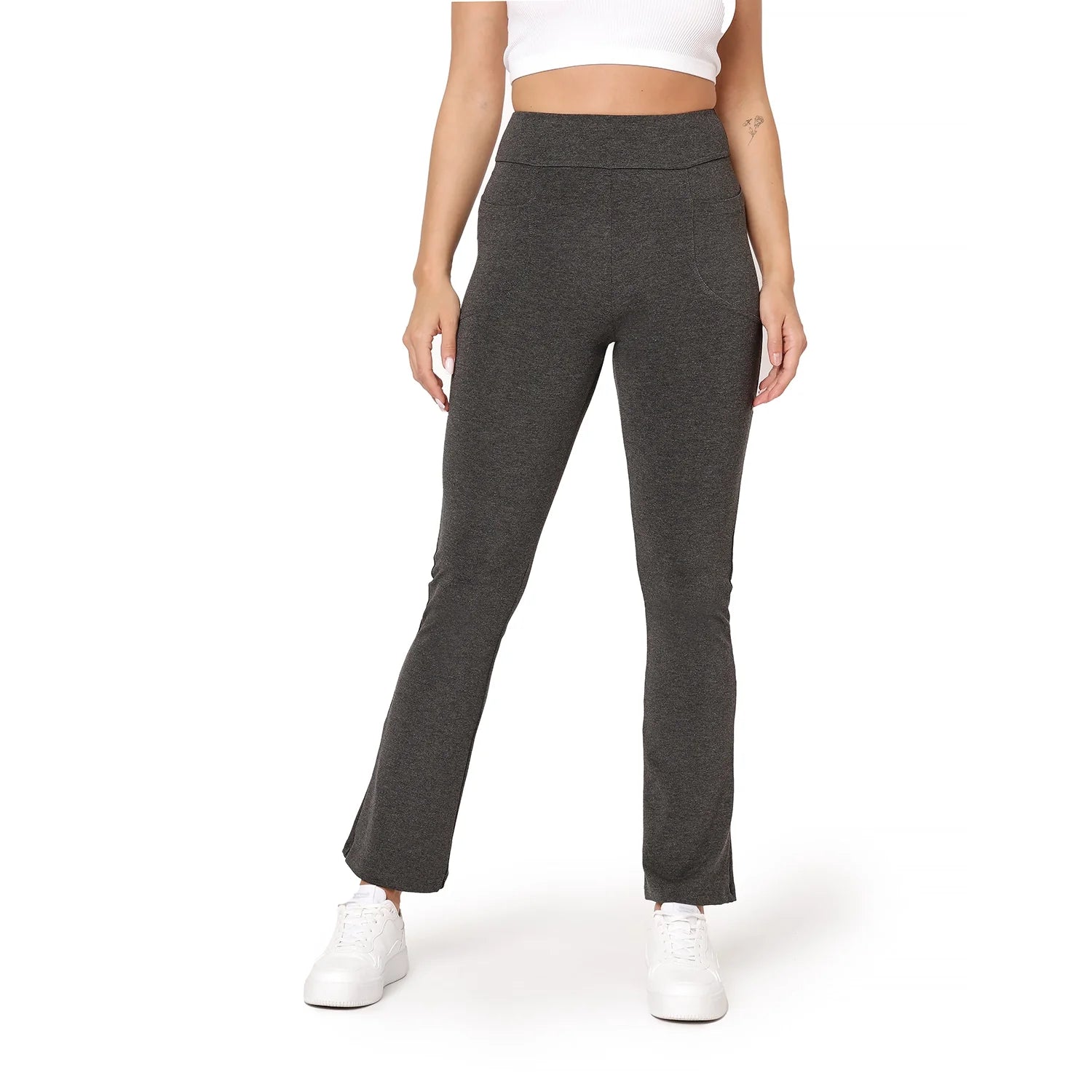Bellivalini Dames Yoga Broek Dunne Sweatbroek Wijde Stof Flare in Viscose BLV50-277 (Zwart, XL Bellivalini Dames Yoga Broek Dunne Sweatbroek Wijde Stof Flare in Viscose BLV50-277 (Zwart, XL