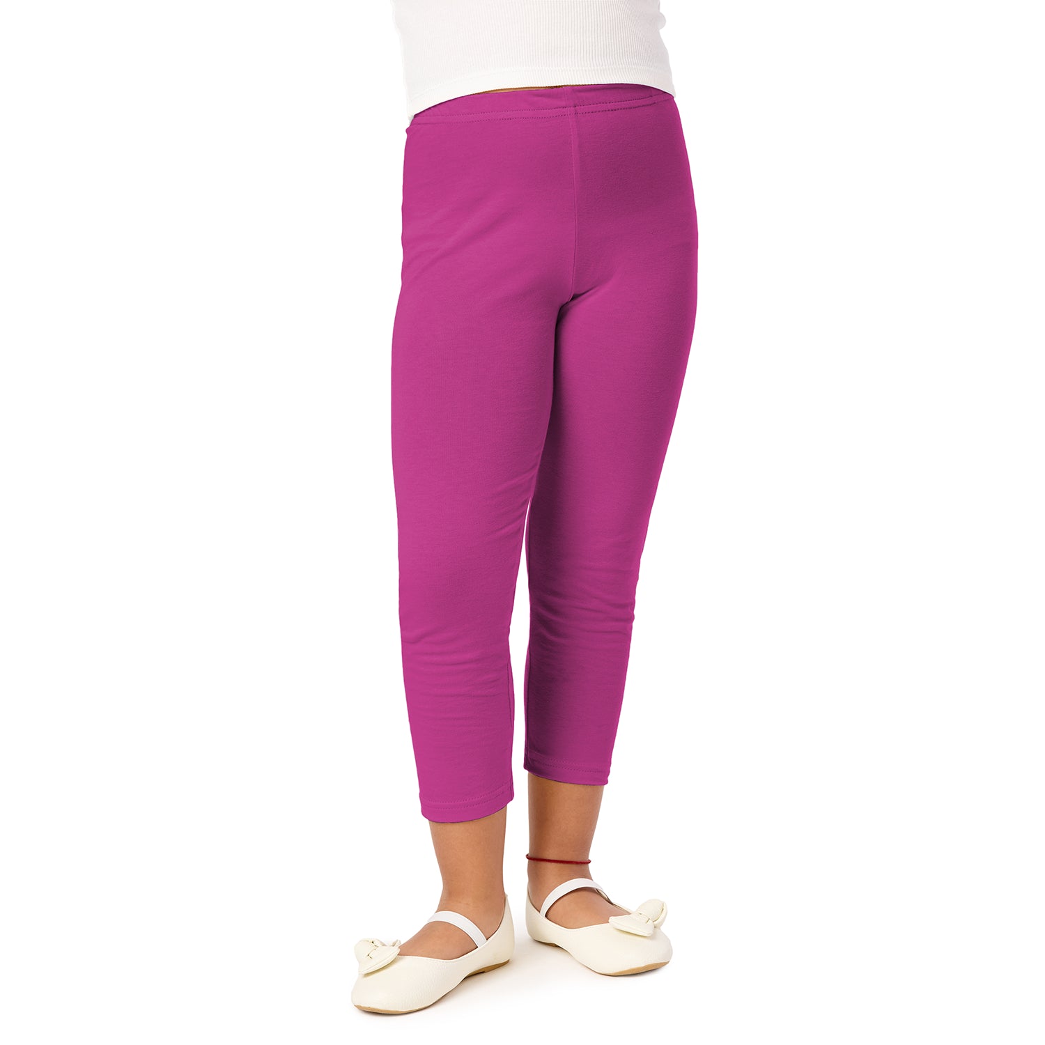 Mädchen Capri Leggings aus Viskose MS10-131 PP3