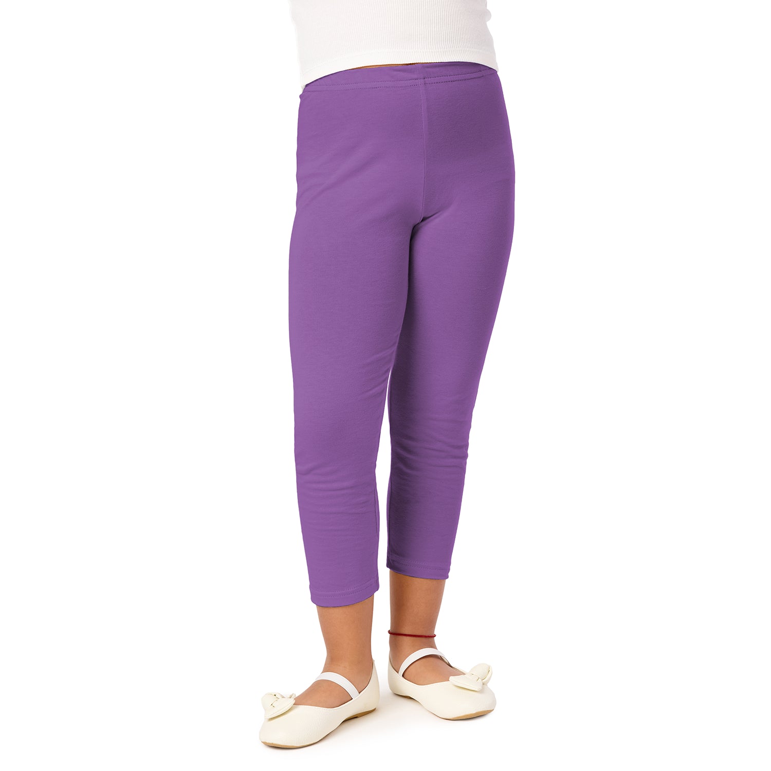 Mädchen Capri Leggings aus Viskose MS10-131