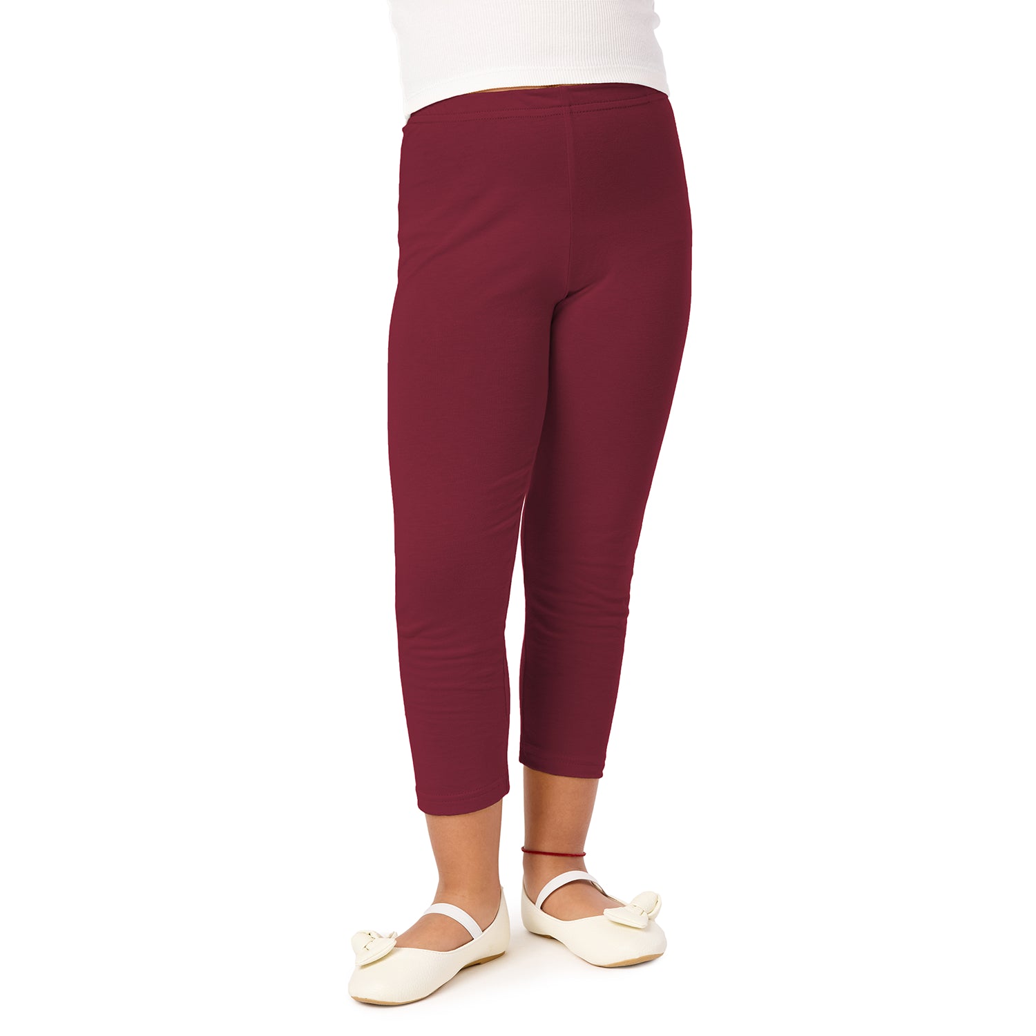 Mädchen Capri Leggings aus Viskose MS10-131