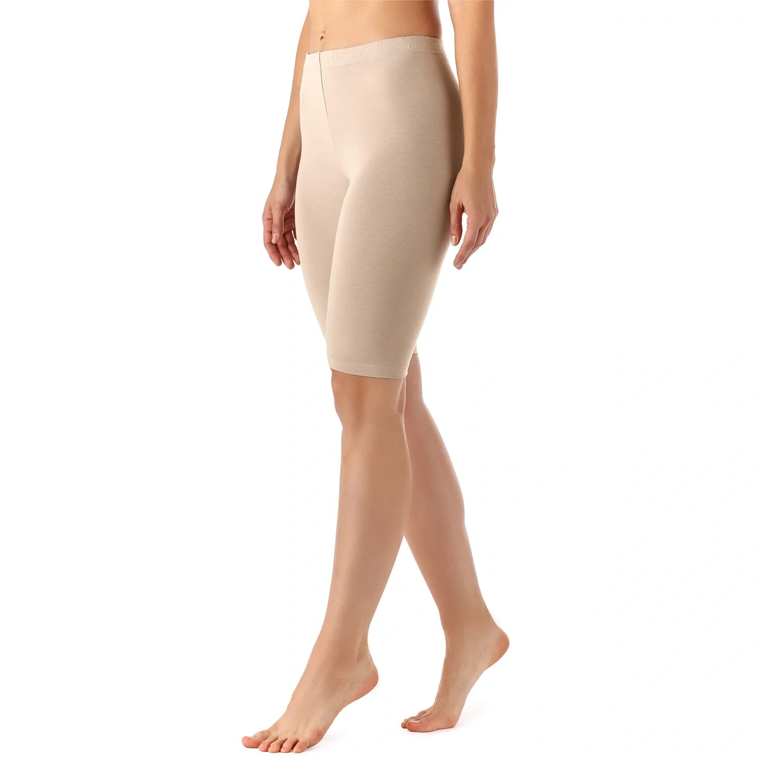 Merry Style Leggings Corti Donna | Viscosa Ed Elastan | Comodi E Morbidi | Per Casa, Palestra, Tempo Libero - Foto 9