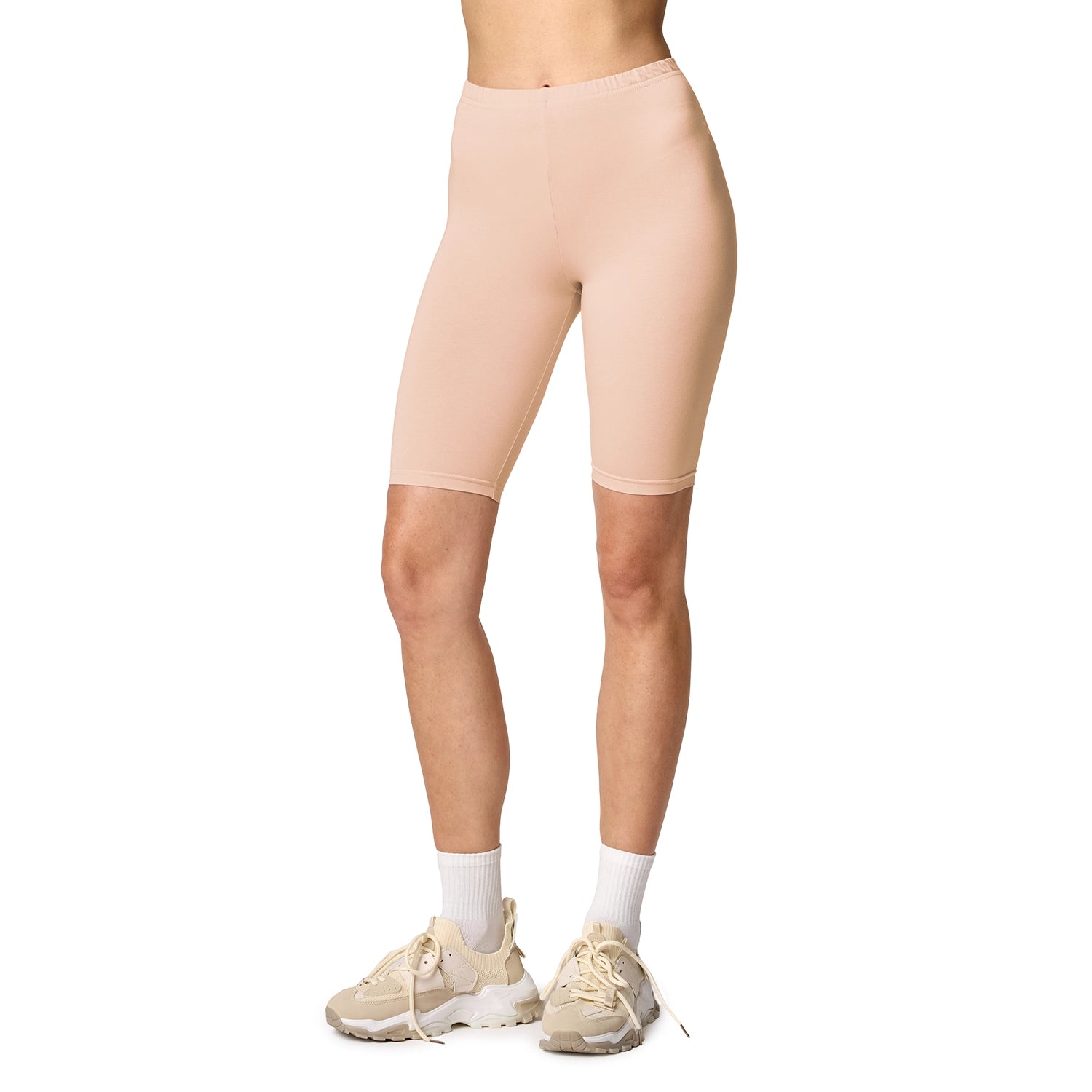 Kurze Leggings aus Viskose MS10-145 PP3