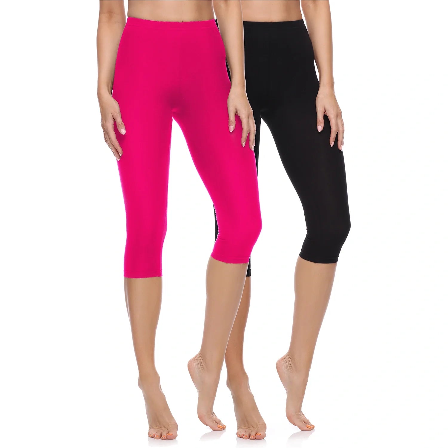 Capri Leggings aus Baumwolle MS10-199 (2er Pack)