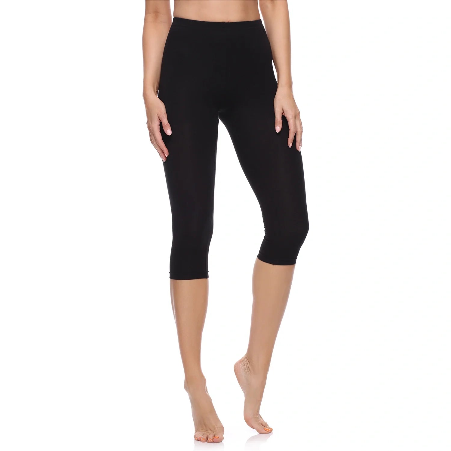 Leggings da donna capri Jadea 4266 corto in cotone elasticizzato Leggings da donna capri Jadea 4266 corto in cotone elasticizzato