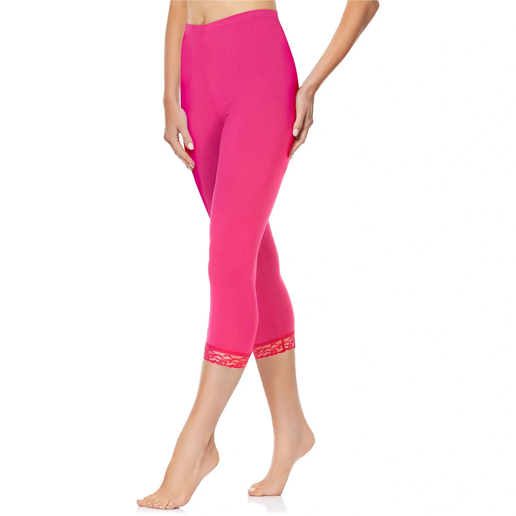 Donna 3/4 Vita Alta Capri Yoga Pantaloni Fitness SPORTS Leggings con Donna 3/4 Vita Alta Capri Yoga Pantaloni Fitness SPORTS Leggings con