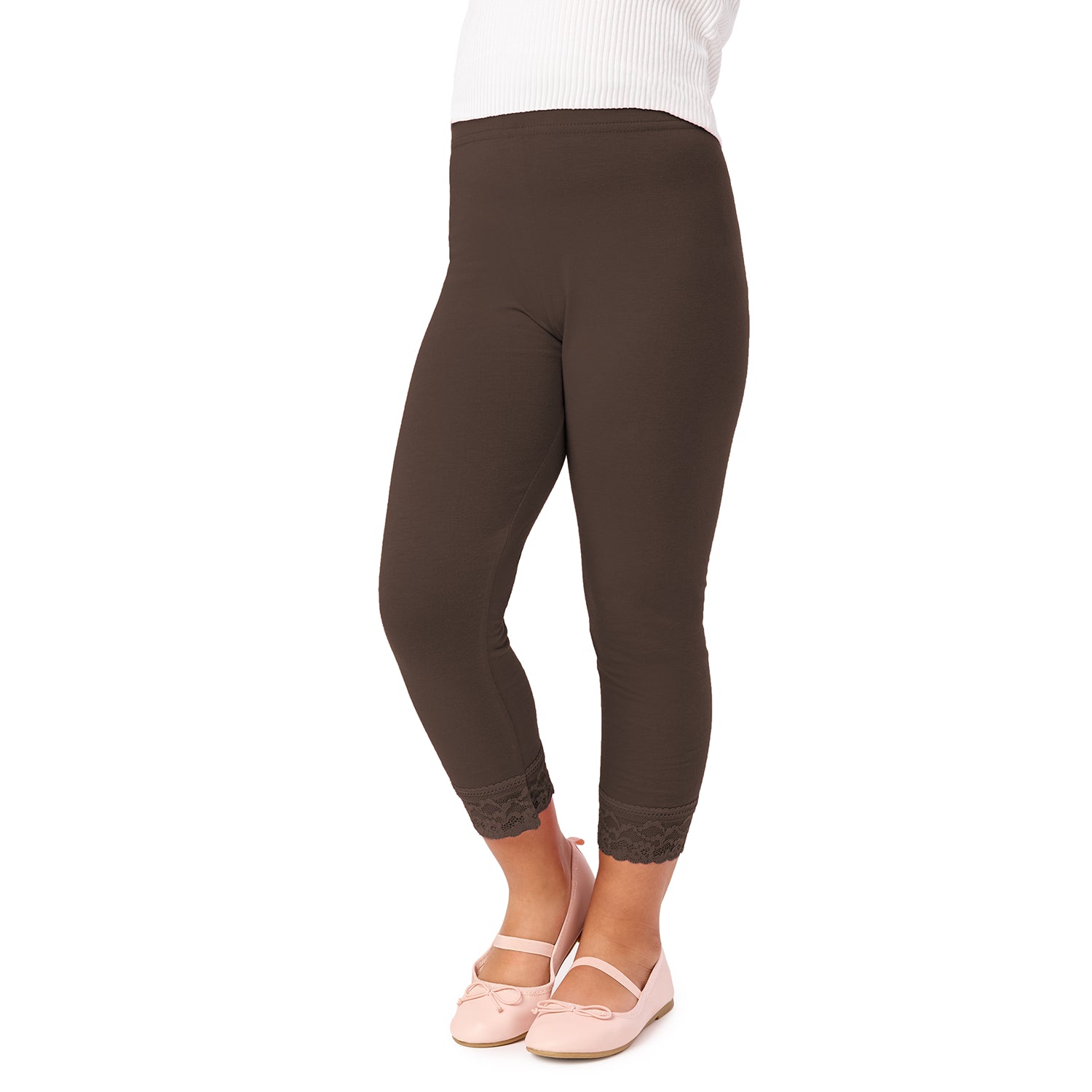 Mädchen Capri Leggings aus Viskose MS10-293