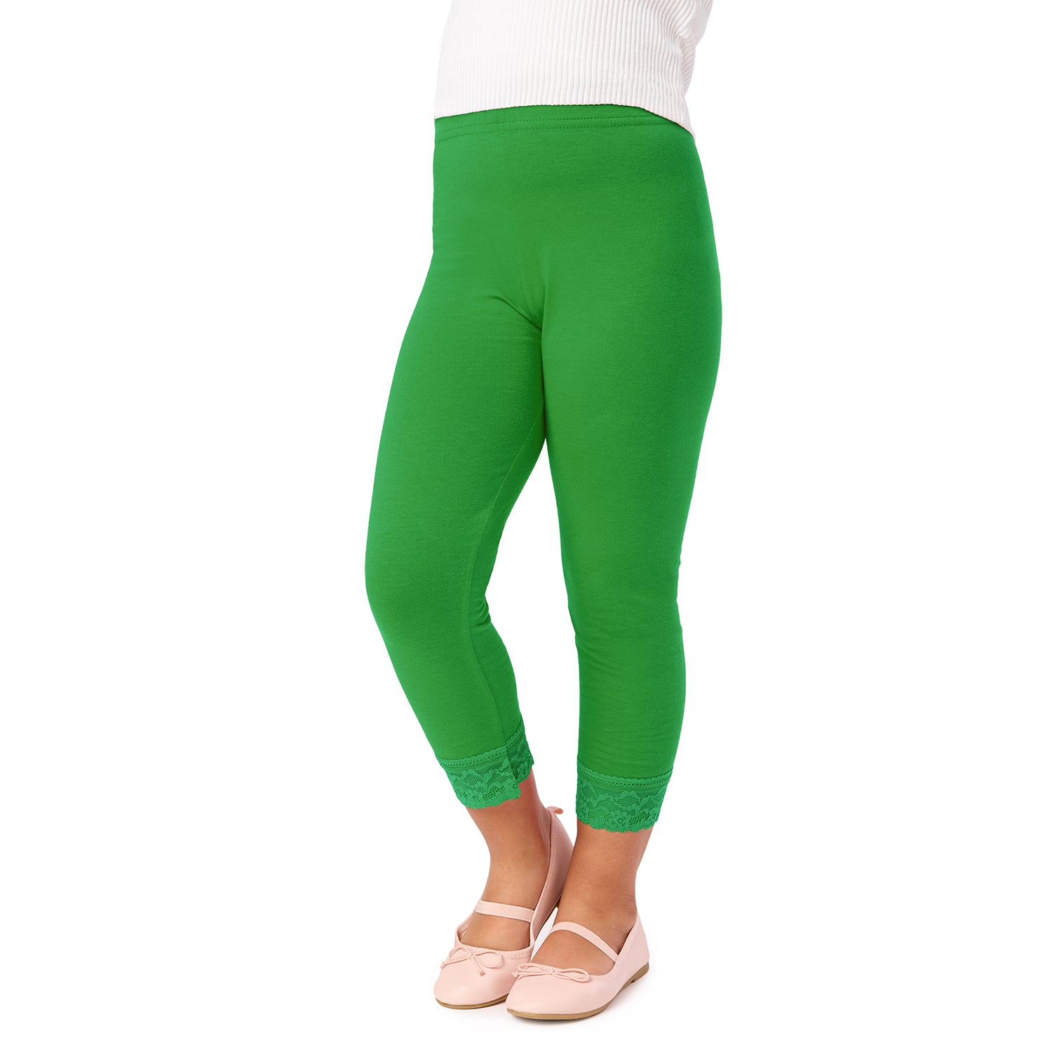 Mädchen Capri Leggings aus Viskose MS10-293