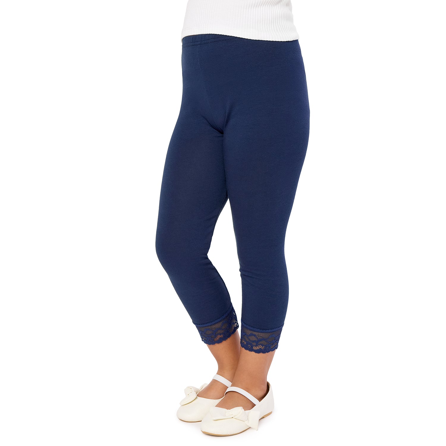 Mädchen Capri Leggings aus Viskose MS10-293