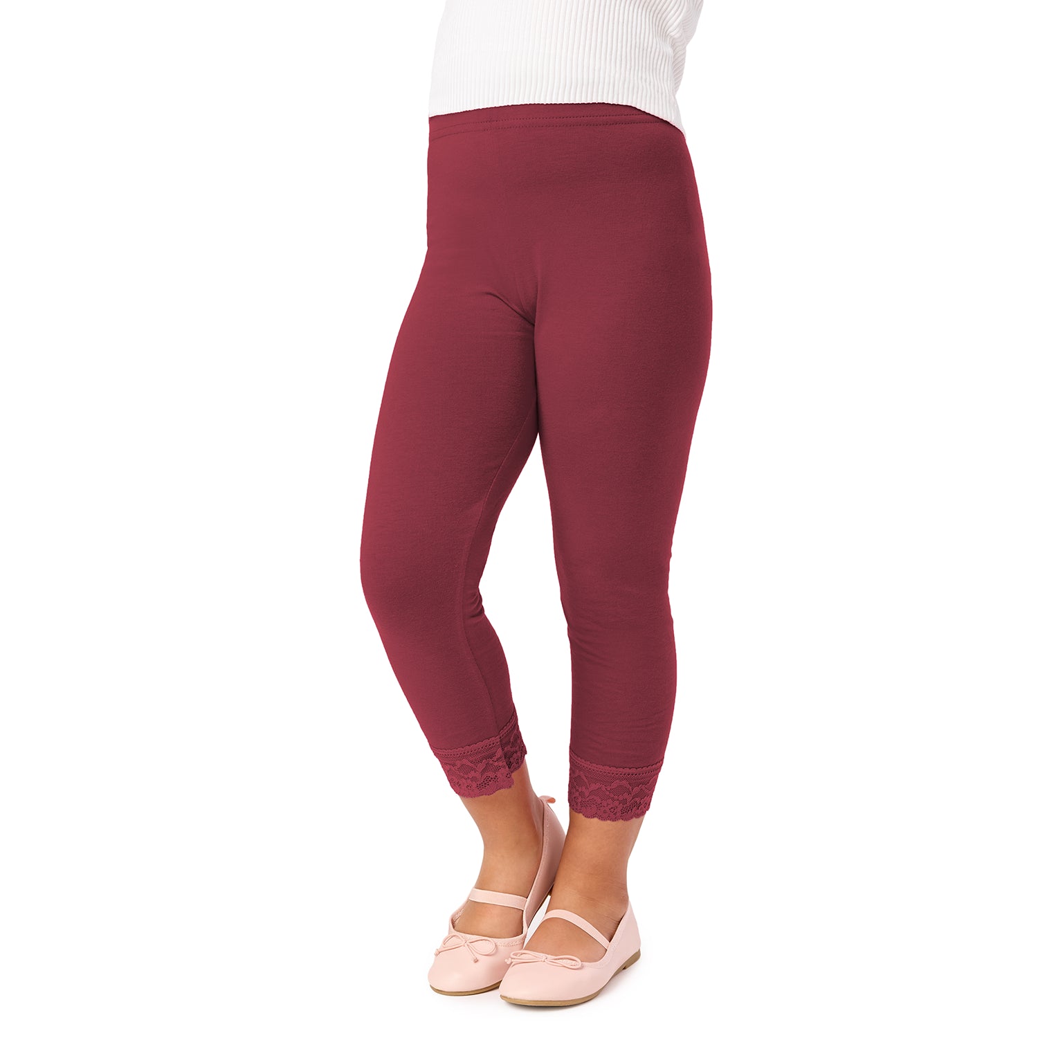 Mädchen Capri Leggings aus Viskose MS10-293 PP2