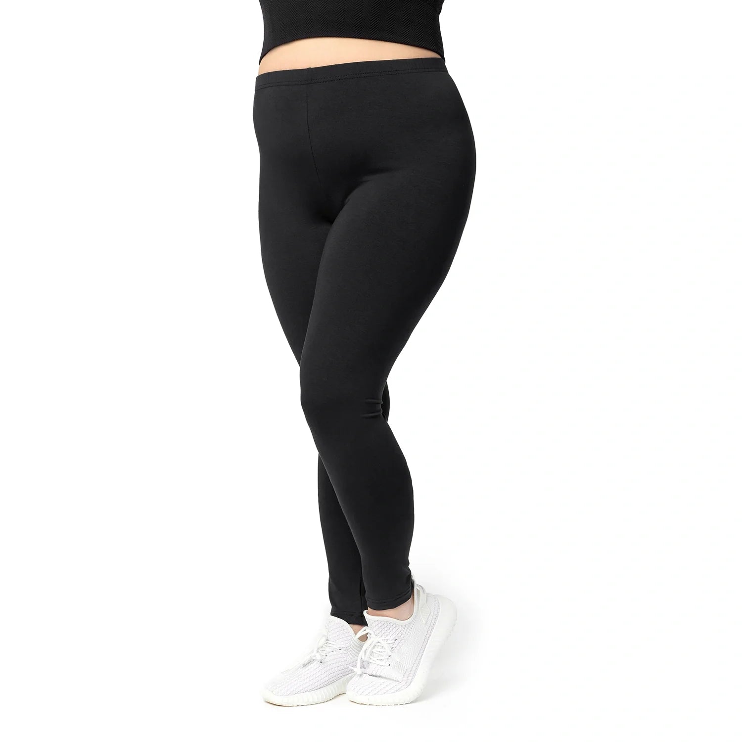 Große Größen Lange Leggings aus Viskose MS10-448