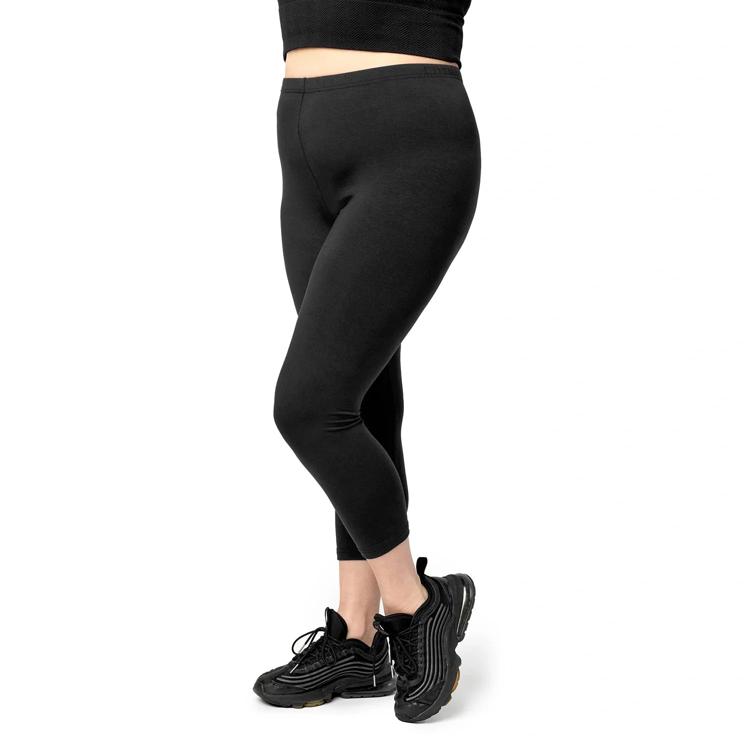 Große Größen Capri Leggings aus Viskose MS10-449