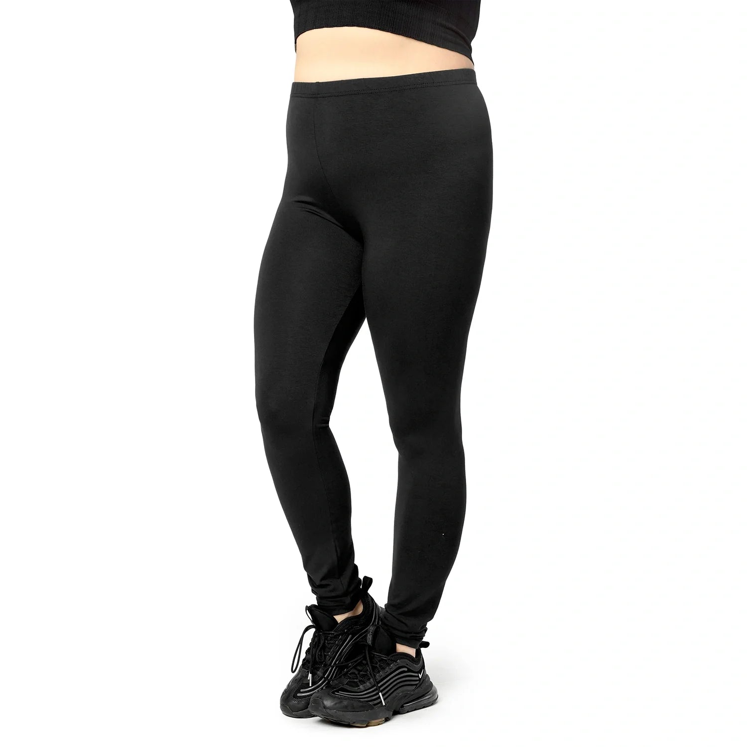 Große Größen Lange Leggings aus Baumwolle MS10-454