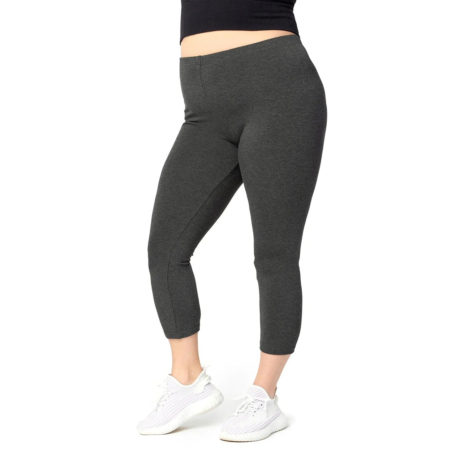 Große Größen Capri Leggings aus Baumwolle MS10-455