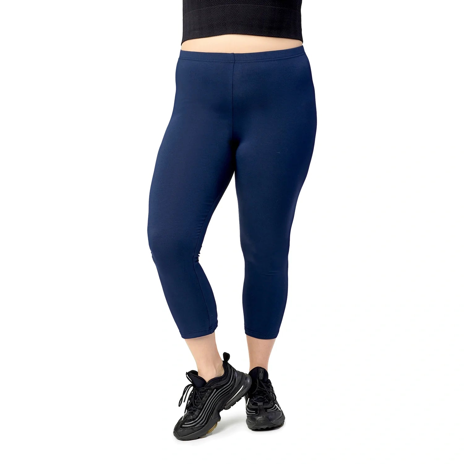 Große Größen Capri Leggings aus Baumwolle MS10-455