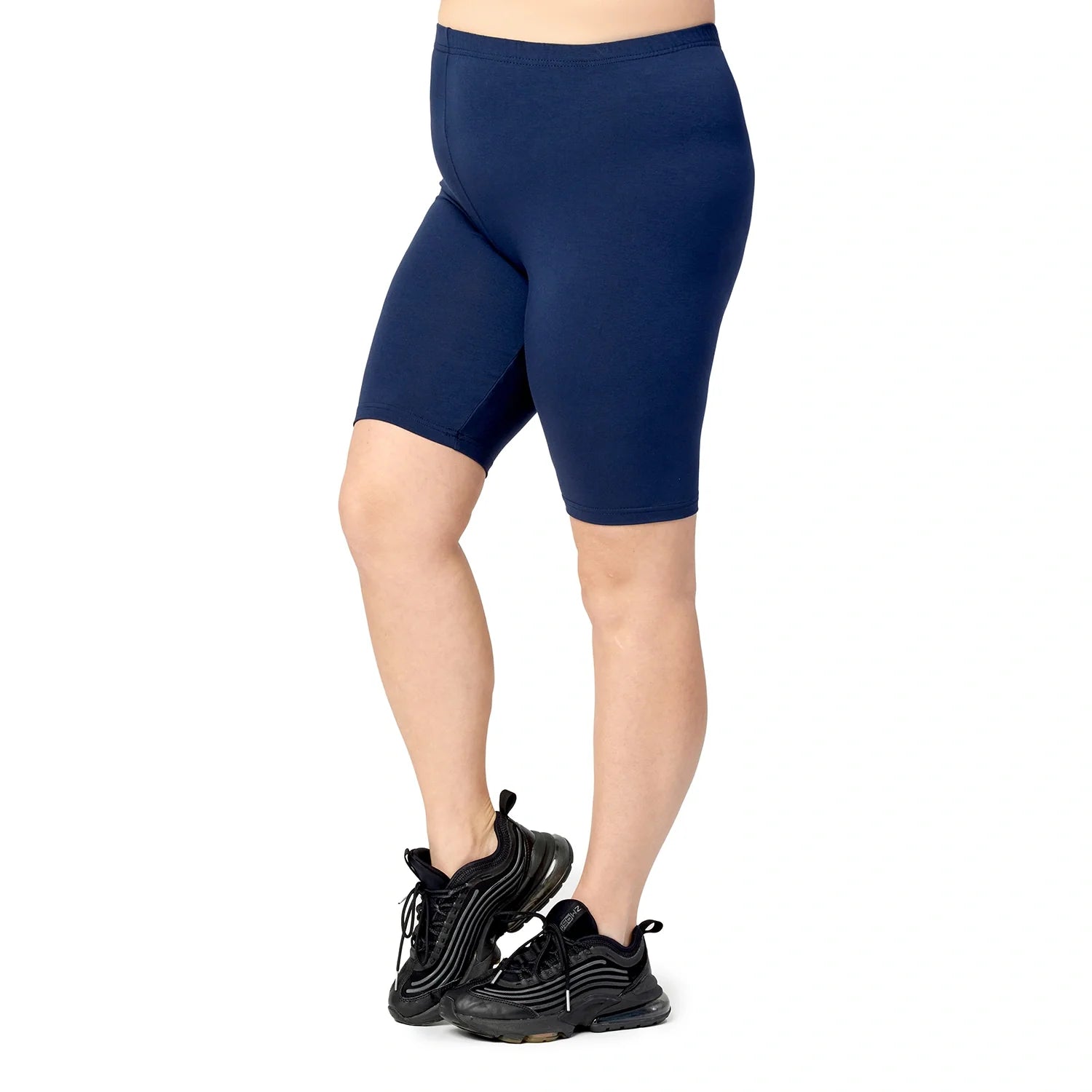 FUTURO FASHION Kurze Leggings Baumwolle - Sportlegings Enden über Dem Knie